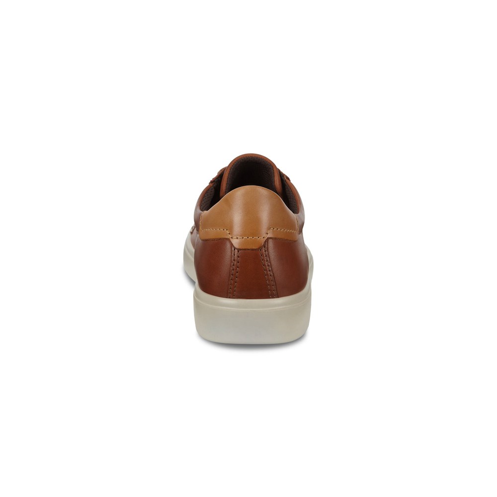 Mens Sneakers - ECCO Soft Classic - Brown - 2196OBUTN